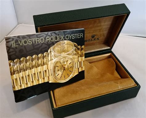 scatolr vintage per orologi rolex